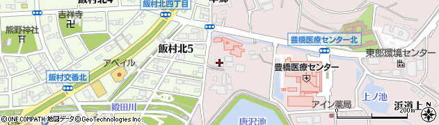 愛知県豊橋市飯村町浜道上27周辺の地図