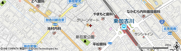 兵庫県加古川市平岡町新在家305周辺の地図