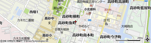 兵庫県高砂市高砂町南渡海町周辺の地図