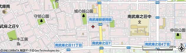 パルフェ武庫之荘周辺の地図