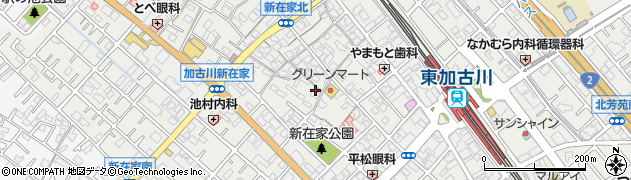 兵庫県加古川市平岡町新在家313周辺の地図