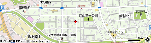 愛知県豊橋市飯村北2丁目周辺の地図