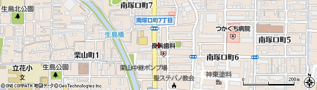 すき家南塚口七丁目店周辺の地図