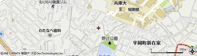兵庫県加古川市平岡町新在家2123周辺の地図