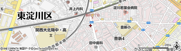 大人のホルモン 上新庄店周辺の地図