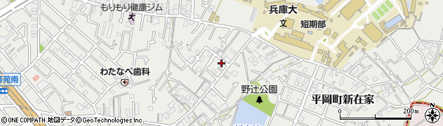 兵庫県加古川市平岡町新在家2126周辺の地図