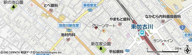 兵庫県加古川市平岡町新在家355周辺の地図