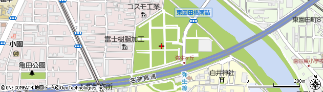 兵庫県尼崎市弥生ケ丘町周辺の地図