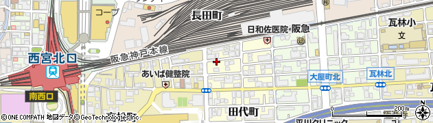 田代甲陽パンション　北棟周辺の地図