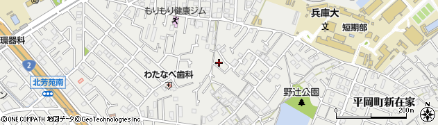 兵庫県加古川市平岡町新在家2151周辺の地図