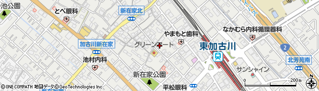 兵庫県加古川市平岡町新在家1520周辺の地図
