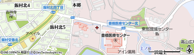 愛知県豊橋市飯村町浜道上49周辺の地図