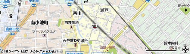 愛知県豊橋市山田町郷20周辺の地図