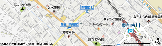 兵庫県加古川市平岡町新在家349周辺の地図