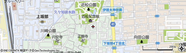 トイレ交換・便器交換の生活救急車　尼崎市エリア専用ダイヤル周辺の地図