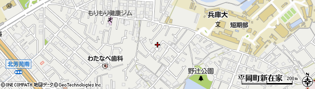 兵庫県加古川市平岡町新在家2159周辺の地図