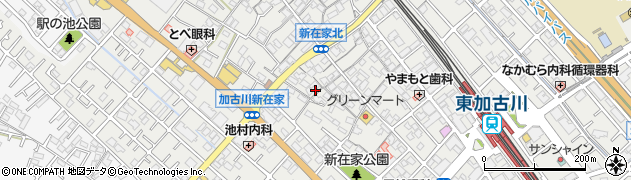 兵庫県加古川市平岡町新在家346周辺の地図