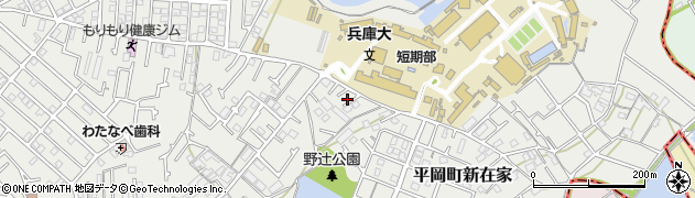 兵庫県加古川市平岡町新在家2107周辺の地図