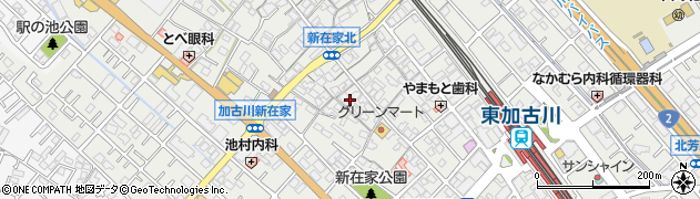 兵庫県加古川市平岡町新在家319周辺の地図