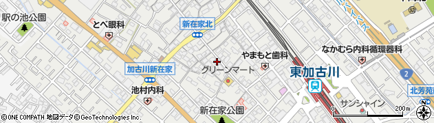 兵庫県加古川市平岡町新在家317周辺の地図
