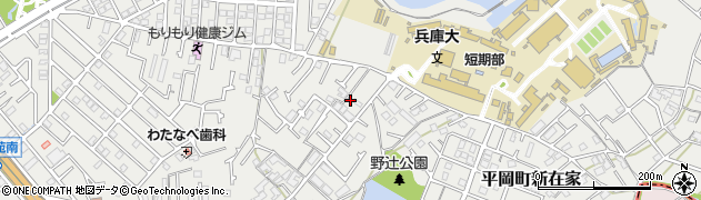 兵庫県加古川市平岡町新在家2114周辺の地図