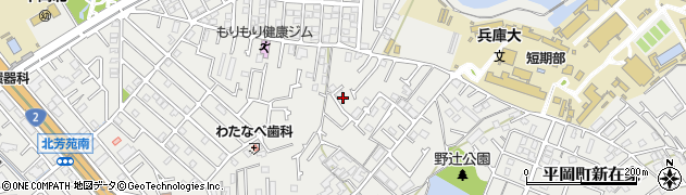 兵庫県加古川市平岡町新在家2156周辺の地図