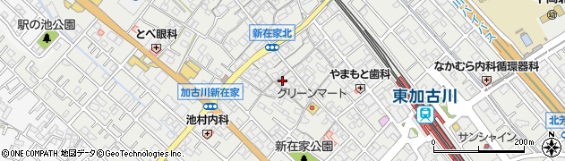 兵庫県加古川市平岡町新在家322周辺の地図