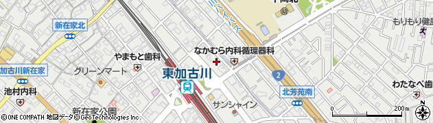 兵庫県加古川市平岡町新在家1357周辺の地図