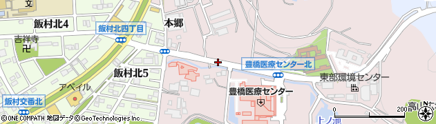 豊橋医療センター周辺の地図