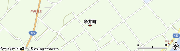 広島県三次市糸井町周辺の地図