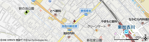 兵庫県加古川市平岡町新在家386周辺の地図