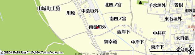 京都府木津川市山城町上狛（南桑垣外）周辺の地図