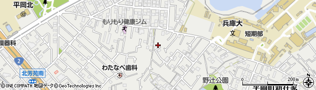 兵庫県加古川市平岡町新在家2174周辺の地図
