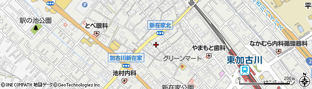 兵庫県加古川市平岡町新在家327周辺の地図