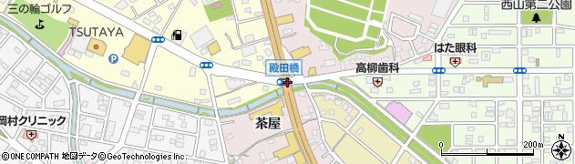 殿田橋周辺の地図