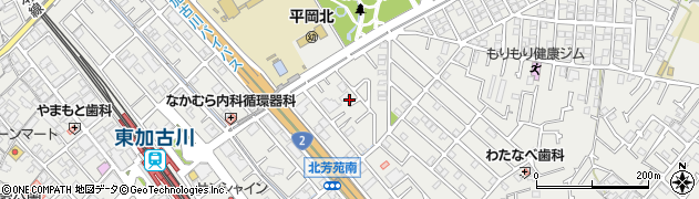 兵庫県加古川市平岡町新在家1483周辺の地図