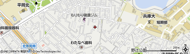 兵庫県加古川市平岡町新在家2187周辺の地図