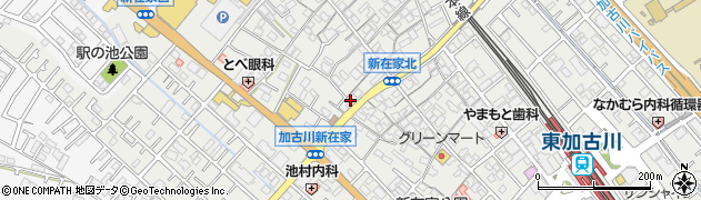 兵庫県加古川市平岡町新在家339周辺の地図