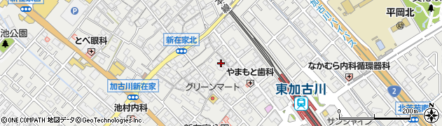 兵庫県加古川市平岡町新在家1059周辺の地図