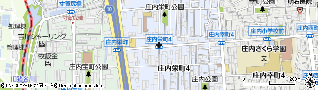 庄内栄町４周辺の地図