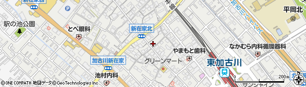 兵庫県加古川市平岡町新在家1052周辺の地図