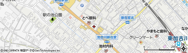 兵庫県加古川市平岡町新在家594周辺の地図
