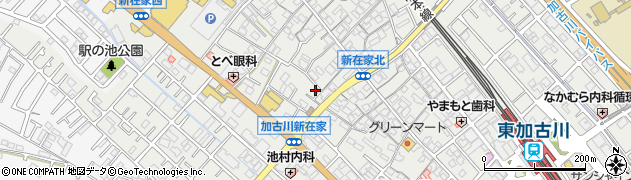 兵庫県加古川市平岡町新在家517周辺の地図