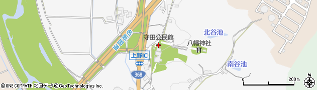 守田公民館周辺の地図