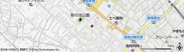 兵庫県加古川市平岡町新在家669周辺の地図