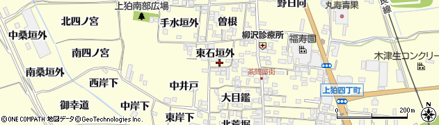 京都府木津川市山城町上狛周辺の地図