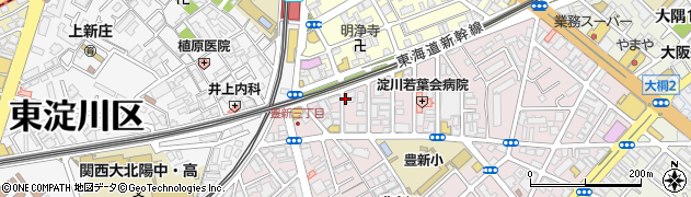 居酒屋 俊彩 上新庄店周辺の地図