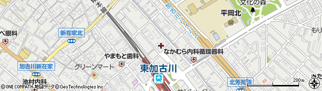 兵庫県加古川市平岡町新在家1360周辺の地図