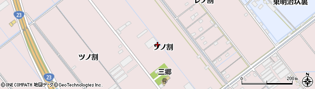 愛知県豊橋市神野新田町（ソノ割）周辺の地図