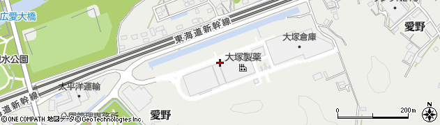 大塚倉庫株式会社　袋井営業所周辺の地図